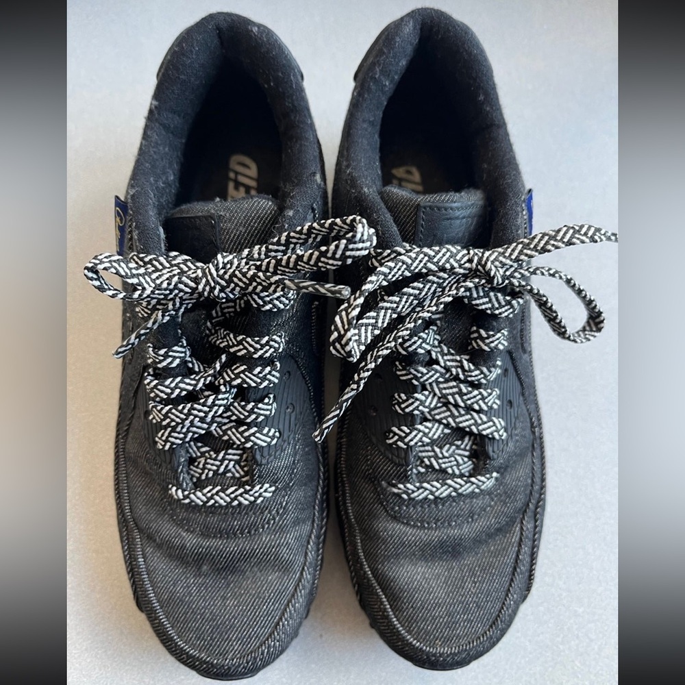 Nike Air Max 90 Pendleton custom Black Denim - Picture 4 of 4